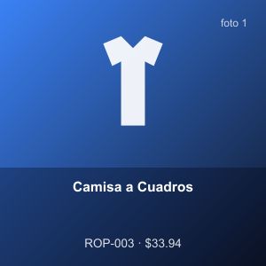 Camisa a Cuadros