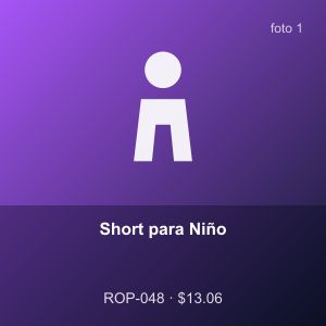 Short para Niño